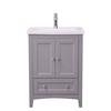 Elegant Decor Single Bathroom Vanity Set In Medium Grey Finish VF-2002